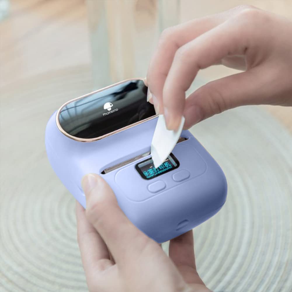 Label Maker - Phomemo-M110 Portable Bluetooth Thermal Mini Label Printer Machine, Sticker Maker, Barcode Printer, Apply to Labeling, Office, Cable, Retail, Compatible with Android & iOS System¡