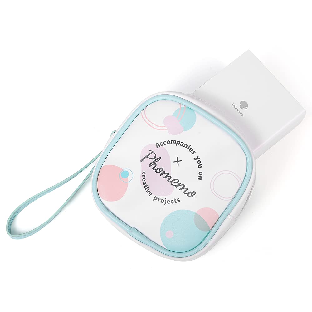 Phomemo Bag M02/M110/Q30/D30 Printers, Printer Protection Bag, Storage Bag, Travel Bag,White