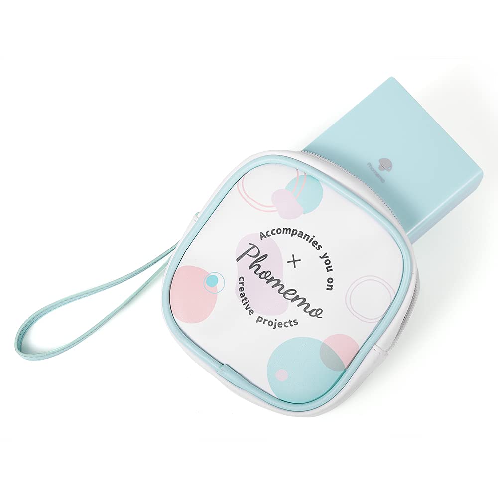 Phomemo Bag M02/M110/Q30/D30 Printers, Printer Protection Bag, Storage Bag, Travel Bag,White