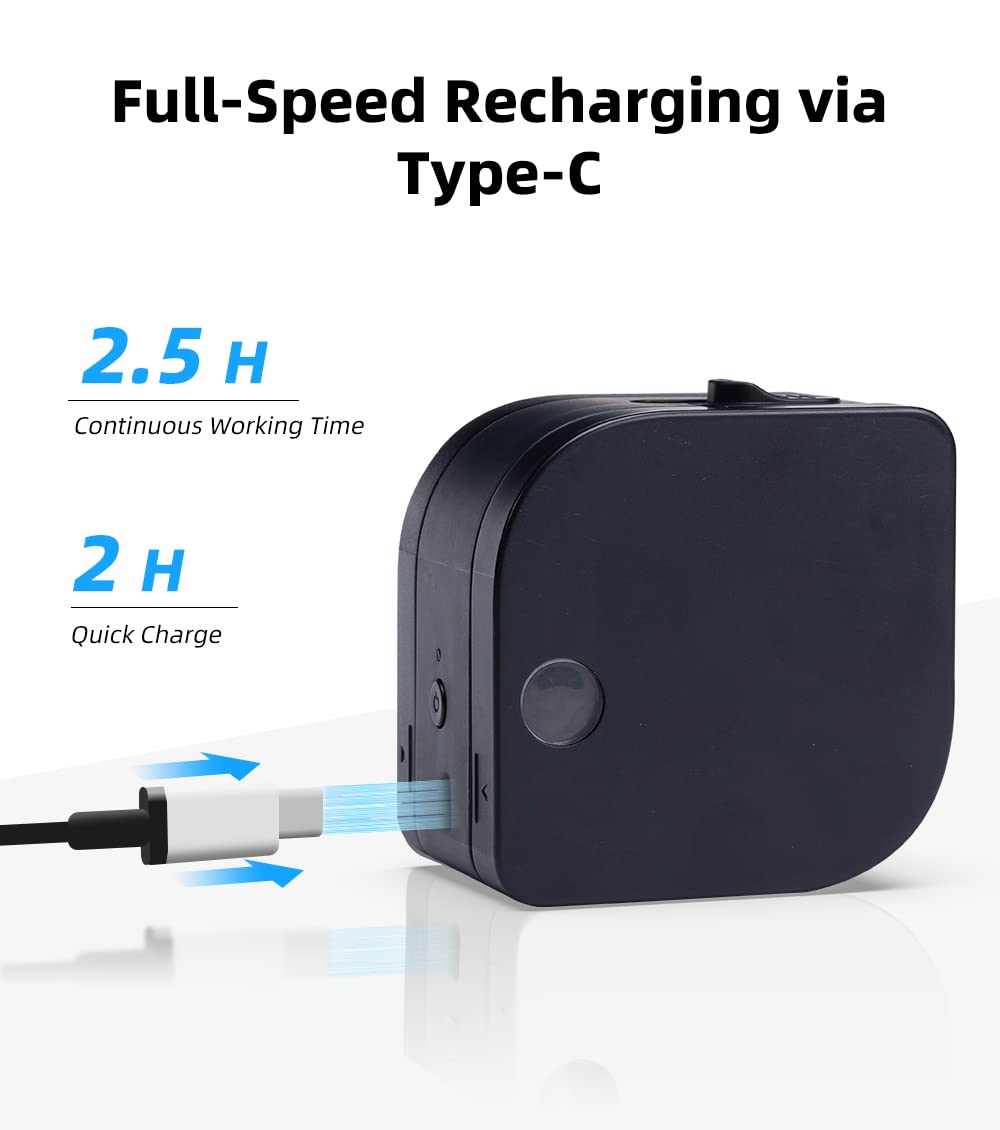 Phomemo P12 Pro Beschriftungsger?t Handger?t | Mini Bluetooth Etikettierger?t mit Etikettenband | USB aufladbares Thermo-Etikettendrucker f¨¹r Zuhause & B¨¹ro | Labeldrucker f¨¹r Android & iOS