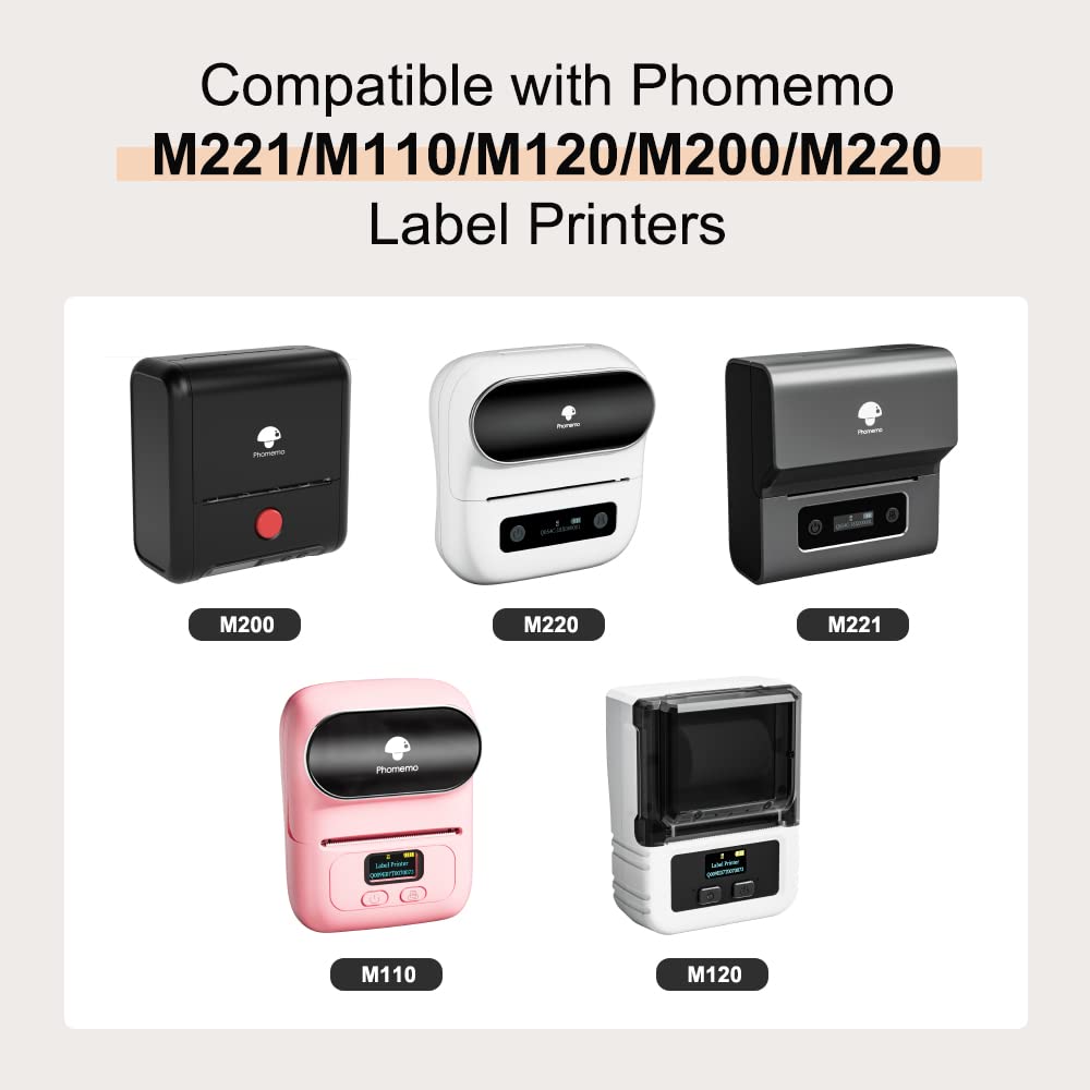Phomemo Okr?g?e etykiety laserowe M220/M221/M110/M120/M200, 50 x 50 mm, etykiety na prezent / etykiety b?ogos?awie¨½stwa / ma?e przedsi?biorstwo, zielony, 140 etykiet na rolk?