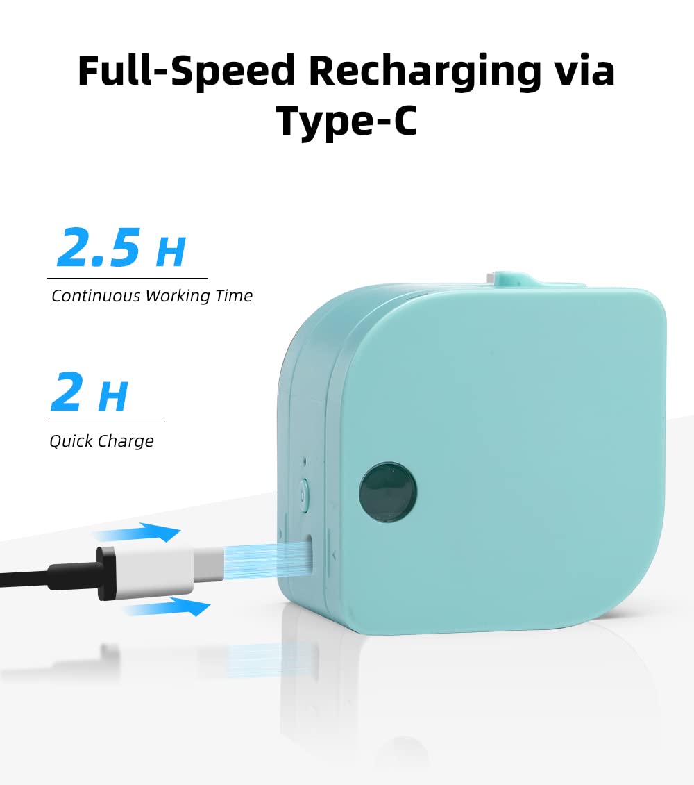 Phomemo P12-Pro Mini drukarka etykietuj?ca z Bluetooth, ?adowanie przez USB, drukarka etykiet do domu, biura i ma?ych firm, bezprzewodowa drukarka etykiet do telefon¨®w z systemem iOS i Android