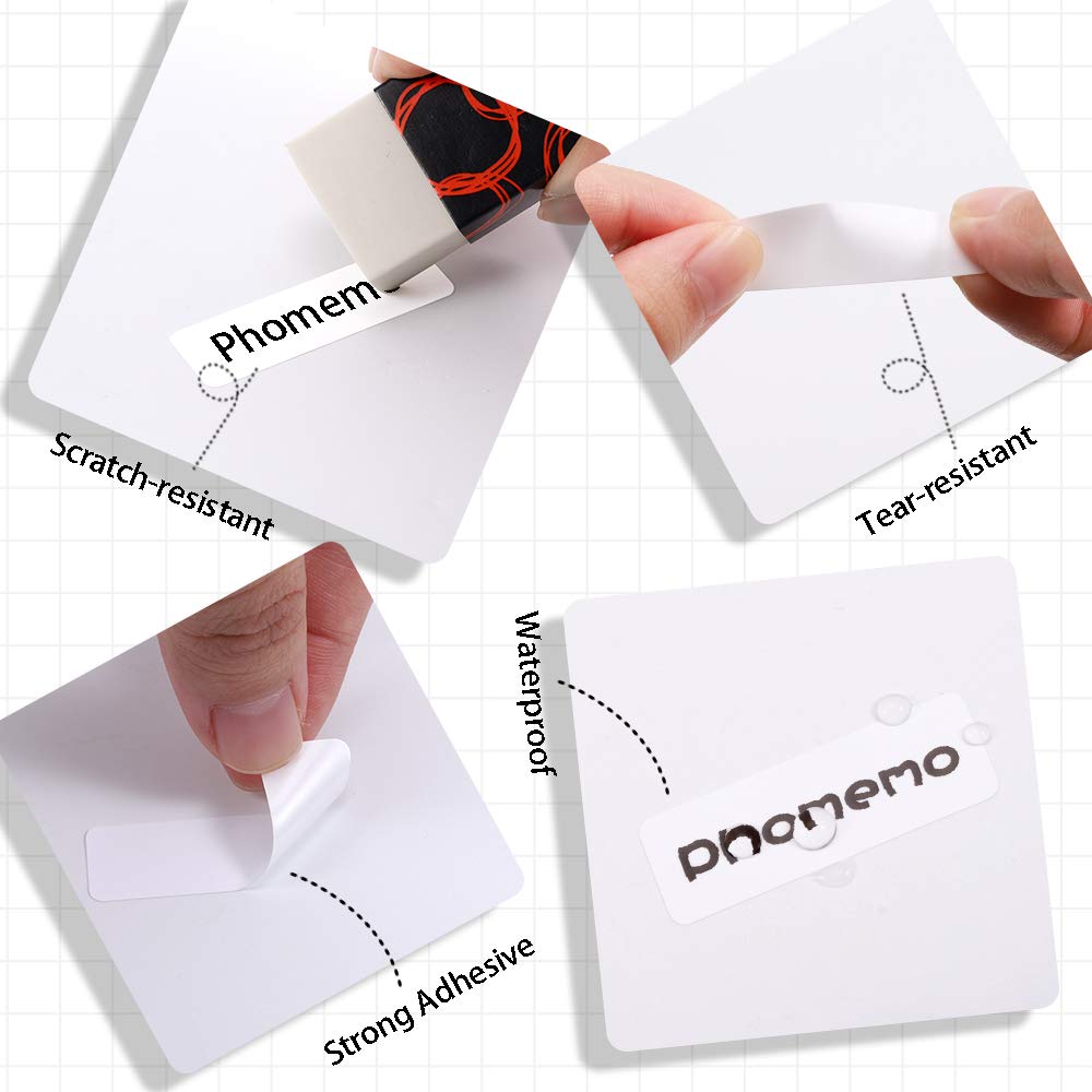 Phomemo D30 Adhesive Labels Star Pattern 12x40mm Printing Paper Tape For D30 Portable Thermal Label Machine