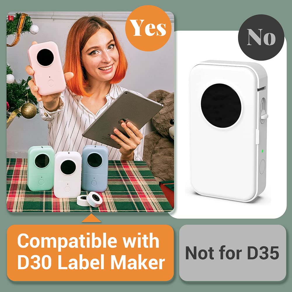 3 Rulo Phomemo D30 D30Pro Termal Yaz?c? Ka??d? Rulosu - M¨¹cevher Etiket Ka??d? Kendinden Yap??kanl? Fiyat Etiket Ka??d? 12,5 x 74+35 mm/0,49 x 2,91+1.38 in? K?rm?z? S¨¹permarket Sat??