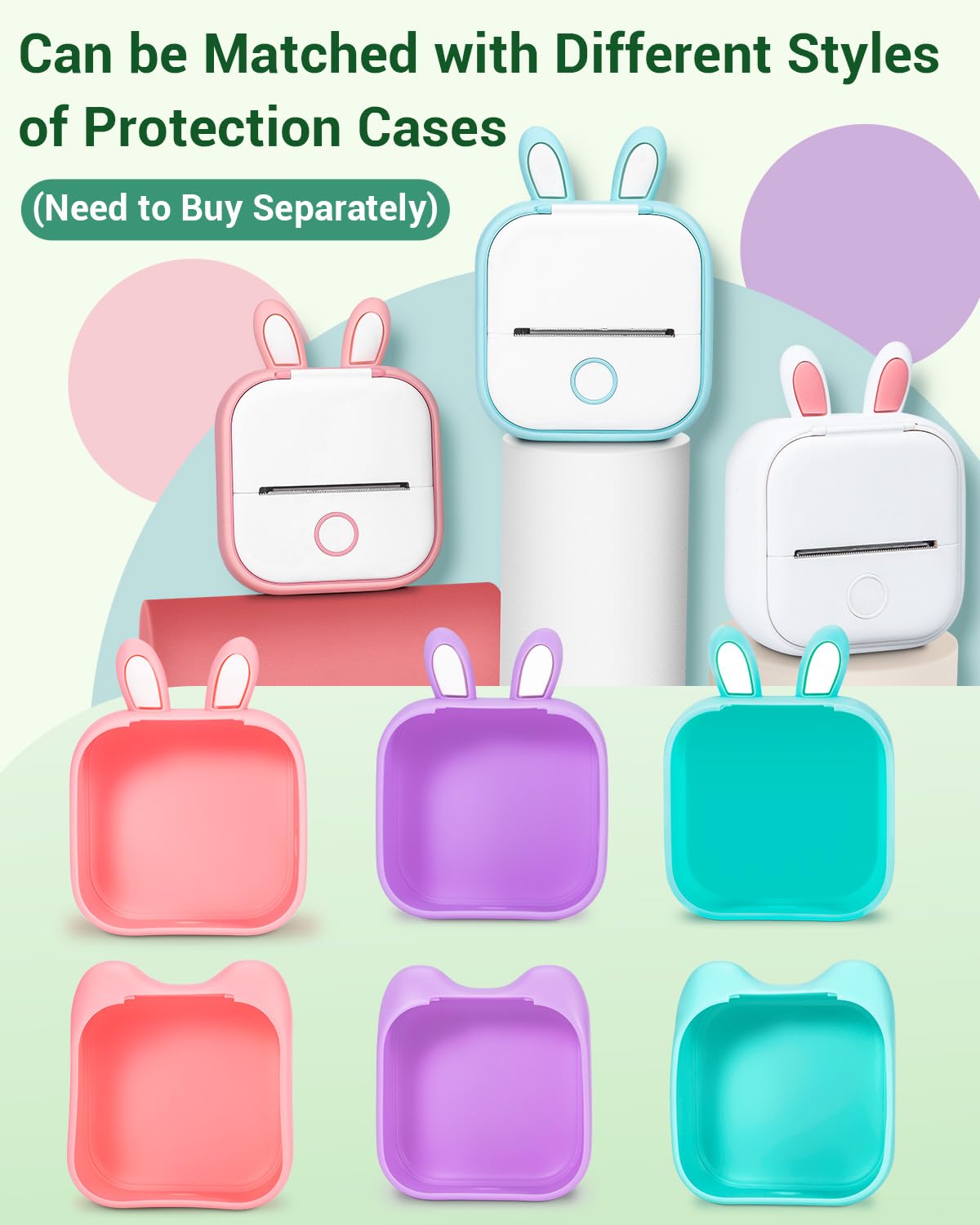 Phomemo Mini Printers,T02 Photo Printer,Mini Portable Wireless Sticker Printer for Kids Children's Day Birthday,Pocket Inkless Bluetooth Printer for Study,Note,Memo,Picture,Journals,Gift,Doodle Dash