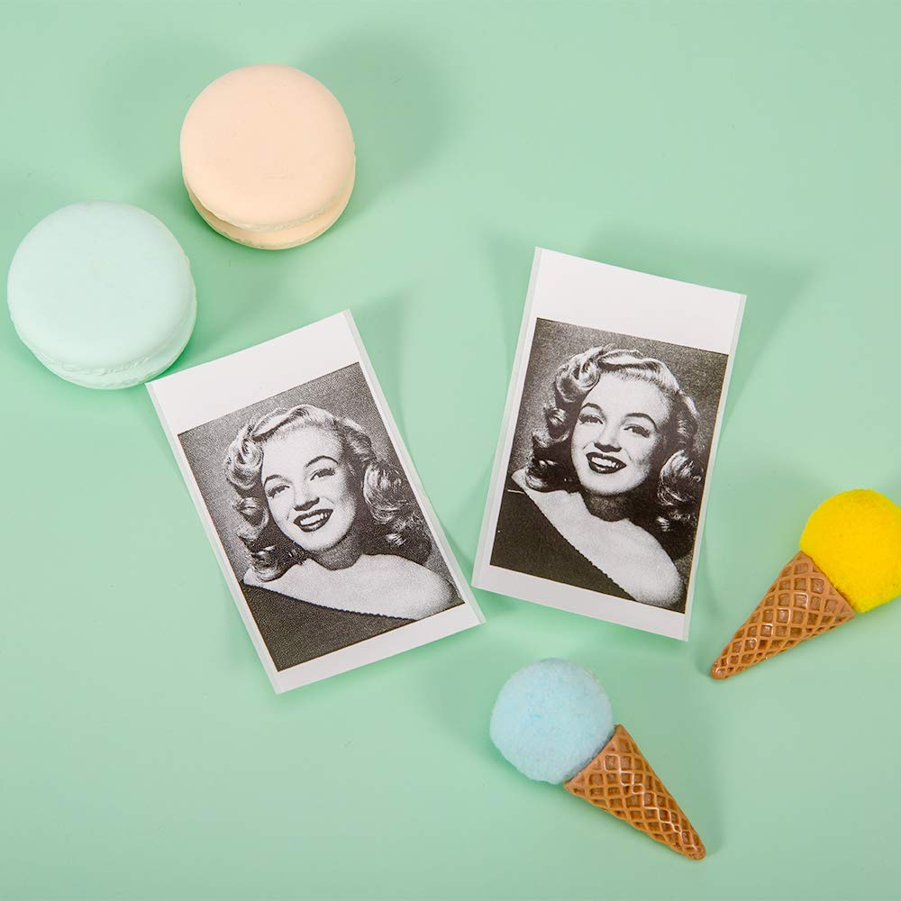 Phomemo Papier do drukarki, bia?y papier samoprzylepny (szeroko?? 53 mm) na 2 lata naklejki rolki papieru do drukarki Phomemo M02 M02S M02-Pro M03 zestaw 3 w 1