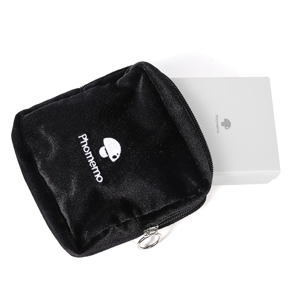 Phomemo Bag M02 /M110/Q30/D30 Printers, Printer Protection Bag, Storage Bag, Travel Bag,Black