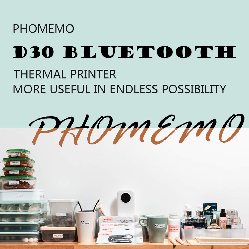 Phomemo D30 Adhesive Labels Fruit Patterns 0.47'' x 1.57'' (12mm X 40mm) 480 Labels, Self-Adhesive Thermal Label D30 Printing Paper Tape Compatible for D30 Portable Thermal Label Maker