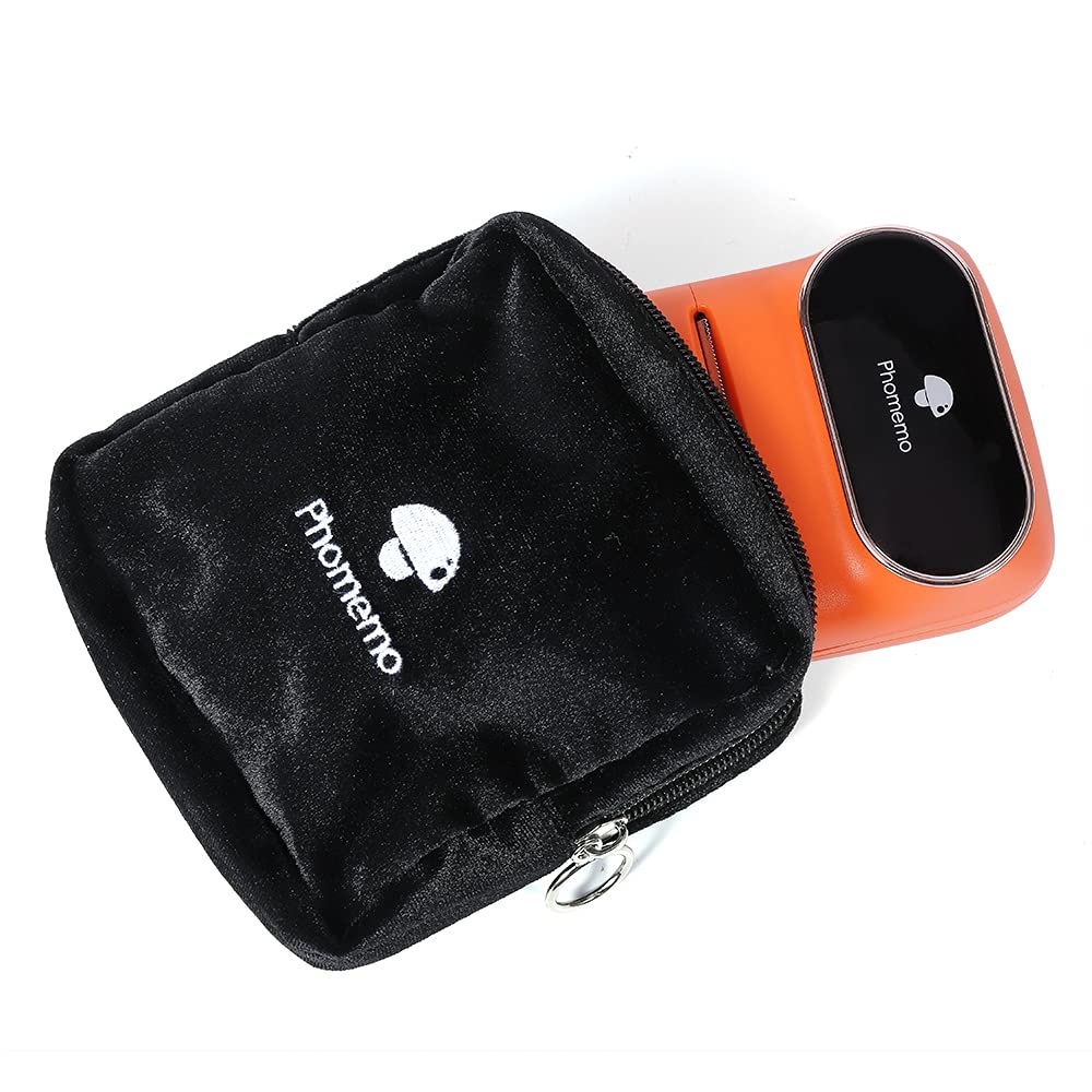 Phomemo Bag M02 /M110/Q30/D30 Printers, Printer Protection Bag, Storage Bag, Travel Bag,Black