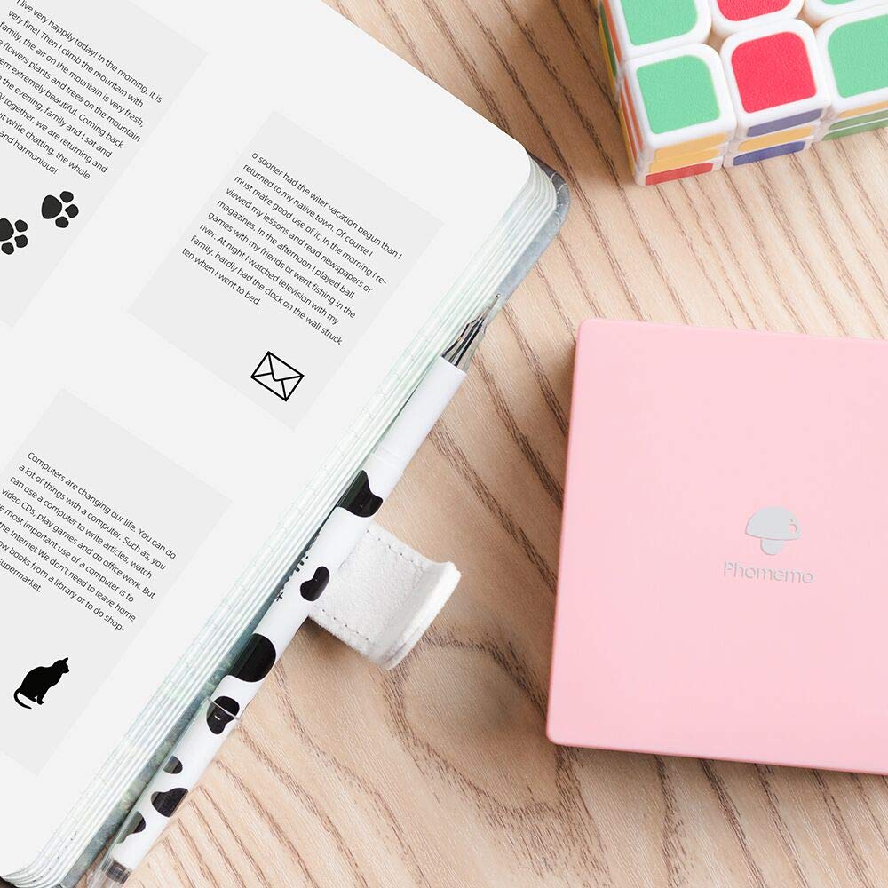 Phomemo Adhesive Transparent Thermal Film 53mm x 3.5m Long-Term Preservation for Phomemo M02 / M02S / M03 / M04S Portable Bluetooth Pocket Mobile Printer, 3-Rolls