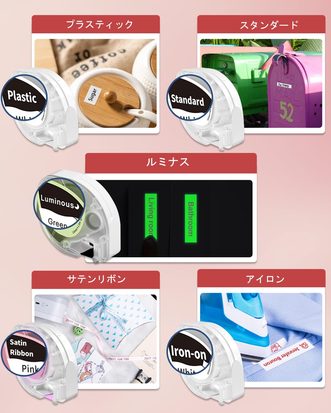 Phomemo ラベルライター P12 Pro Bluetooth接続ラベルプリンター 感熱プリンター 小型スマートフォンハンドヘルドステッカーミニラベラー複数のテンプレート宛名/DIYラベル/手書き/値札/日付/重量/番号に適用 Android iOS対応 専用APP 日本語対応ームピンク