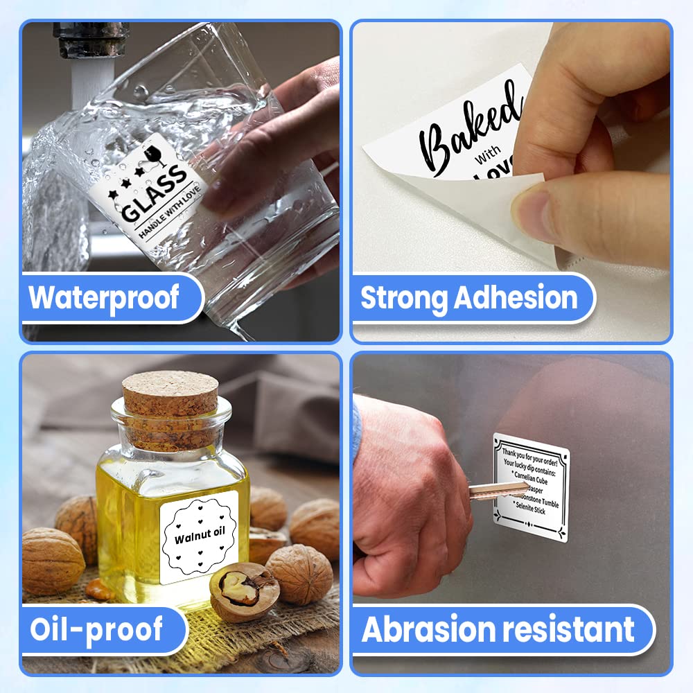 Phomemo Multifunctional, Square, Self-Adhesive Label, M110, M120, M200, M220, 50 x 50 mm, 150 Labels/Roll
