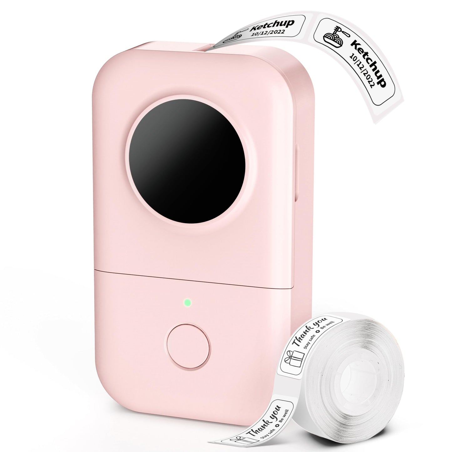 Phomemo D30 Bluetooth Label Printer - Monochrome, Portable, Rechargeable, Compatible with iOS & Android
