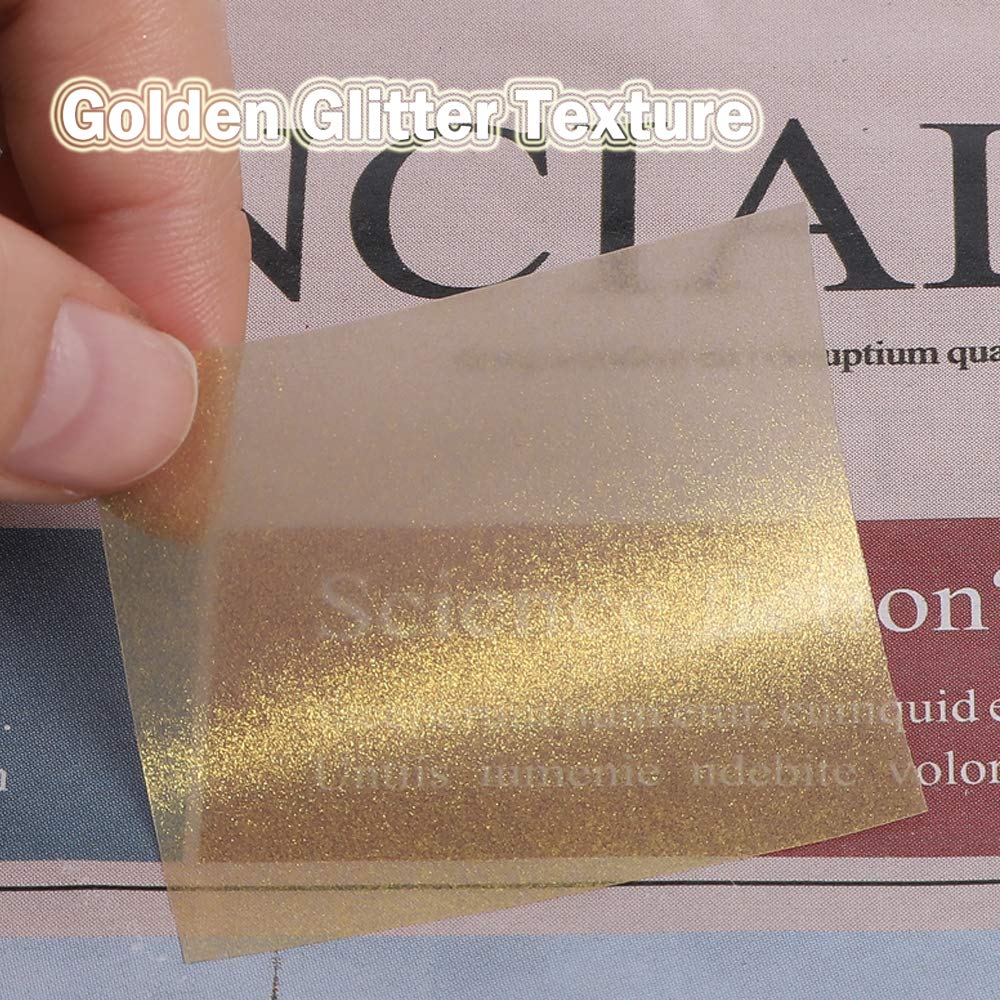 Phomemo Printer Paper - M02/M02Pro/M02S/M03/M03AS/M04S/M04AS Mini Sticker Printer Paper, Gold Mini Pocket Pinter Paper - 50mm x 3.5m Self-Adhesive Sticker Paper, 3 Rolls