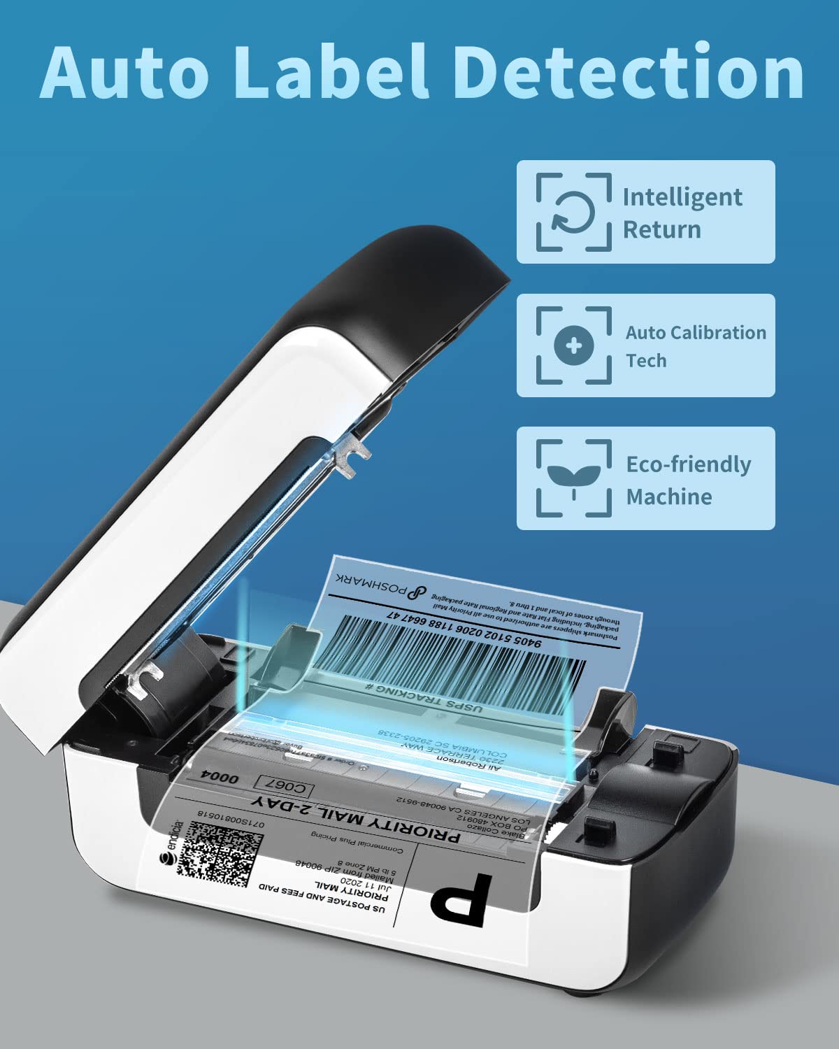 Phomemo Neue PM246S Etikettendrucker, DHL thermodrucker f¨¹r Mac/PC, Versandetiketten drucker Labeldrucker Selbstklebend Etiketten drucker f¨¹r Amazon, Etsy, Shopify, Royal Mail, DHL, FedEx¡