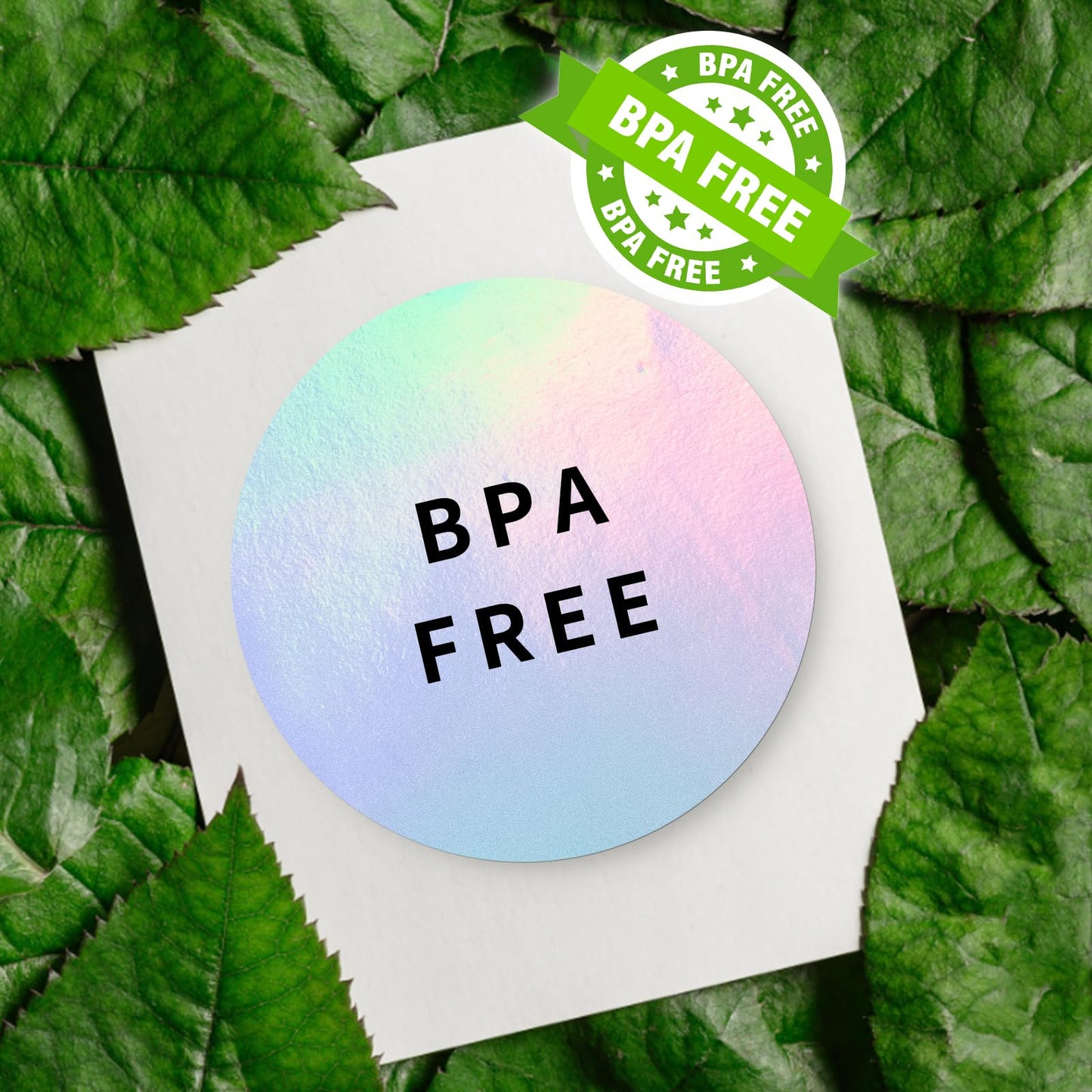 50 x 50 vierkante etiketten, sterrenpatroon, 500 stuks/Roll Phomemo 500 vellen/rol, compatibel met MUNBYN, Phomemo, Polono verzendlabelprinters, BPA-vrij