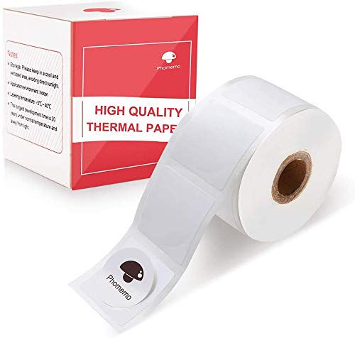 Phomemo Round Label M110 Label,Thermal Multi-Purpose Self-Adhesive Round Label for Phommeo M110 M200 M120 M220 M221 Label Maker, 0.78'' x 0.78'' (20¡Á20 mm) Round Label,DIY Label,300 Labes/Rolls