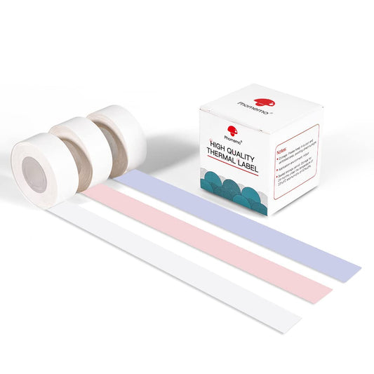 Phomemo D30 - Nastro con 3 rotoli, colore: Viola/Rosa/Bianco