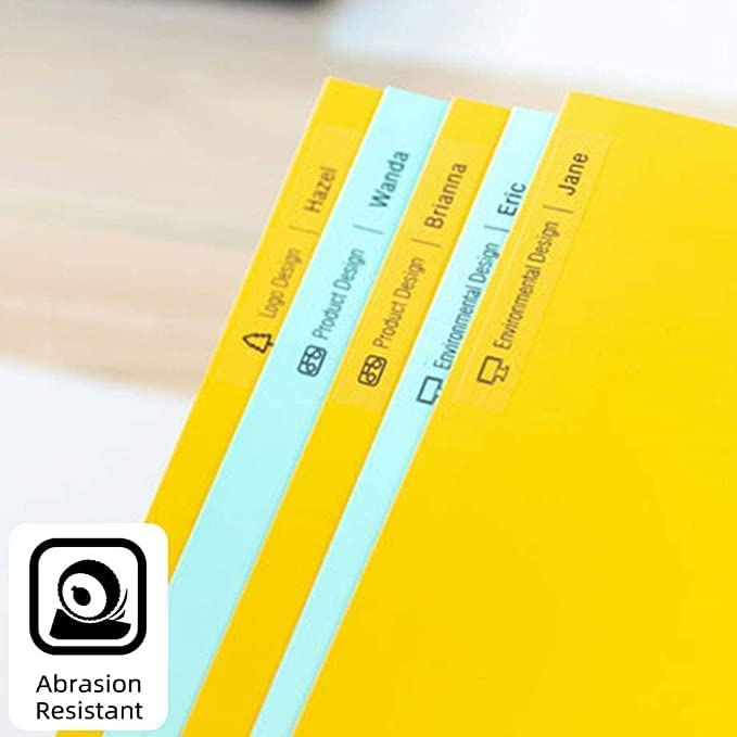 Phomemo Q31/Q30 Etiketten Transparent 14x30mm für Phomemo Q31/Q30S, Kompatibel mit Pokelabel Q30 & Colorwing Q30, Thermo-Etikettenrolle für Q31/Q30/Q30S/Q32 Bluetooth Portable Label Printer