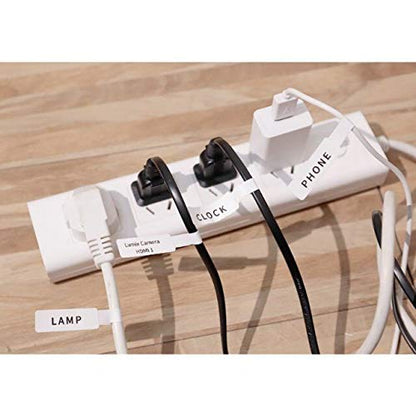 Phomemo Cable Self-Adhesive Label for Phomemo M110 M120 M220 M200 Label Maker Printer,Phomemo m110 Labels-Thermal Stickers Paper for Cable, Labels 0.98''x1.5''-1.57'' (25x38-40mm) 100 Labels/Roll