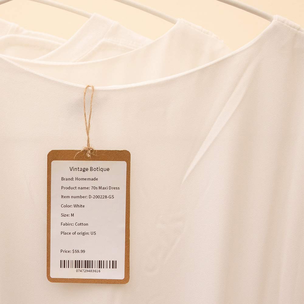 6 rotoli di adesivi per stampanti Phomemo M110/M120 da 50 x 80mm, etichette termiche autoadesive per Phomemo M110/M120/M220/M200, per indirizzi, etichette abbigliamento, ecc