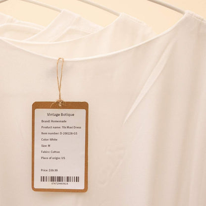 6-pack Phomemo M110/M120 printerlabels 6 rollen van 50 x 80 mm zelfklevende directe thermische etiketten, thermische printerlabelpapier voor Phomemo M110/M120/M220/M200 labelmaker voor streepjescode, adres, kleding