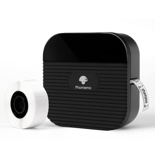 Phomemo Q31 Etikettendrucker, Mini Etikettierger?t Bluetooth, Beschriftungsger?t Selbstklebend 203 DPI f¨¹r Zuhause, B¨¹ro,Thermischer Labeldrucker f¨¹r iOS & Android, mit 1 Rollenetikett