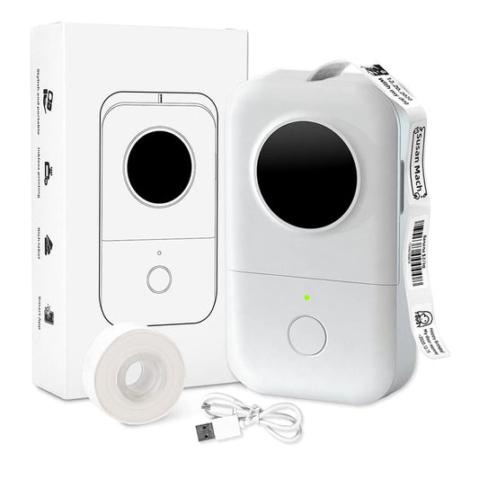Phomemo D30 Label Maker - Impresora t¨¦rmica de Etiquetas sin Tinta para Impresora de Etiquetas t¨¦rmicas de dise?o conciso Impresora de Etiquetas para Nombre de Precio, documento, Blanco