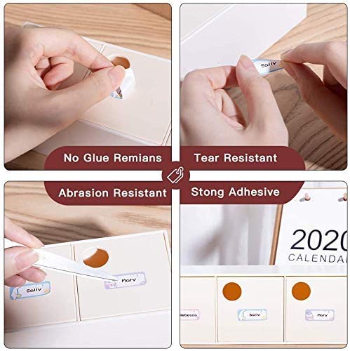 hermal Label, self-Adhesive Label, 3/8''X1 1/2''(12mm X 40mm), 160 Labels/roll, D30 Thermal Printing Label Paper, 3 Roll