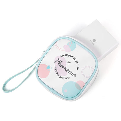 Phomemo Bag M02/M110/Q30/D30 Printers, Printer Protection Bag, Storage Bag, Travel Bag,White
