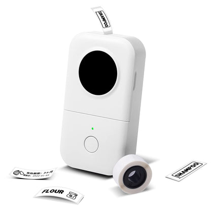 Label Maker Machine with Tape-Phomemo D30 Bluetooth Mini Portable Lable Printer,Labeler for Office Home Organization,for Android iOS,Gift for Men,Woman,Cute School Supplies,USB Rechargeable