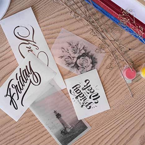 Phomemo Przezroczysty papier do drukarek, 80 mm, kompatybilny z M03/M03AS/M04S/M04AS mini drukarka kieszonkowa, 3 rolki samoprzylepnego przezroczystego papieru termoizolacyjnego, 80 mm x 3,5 m, 3