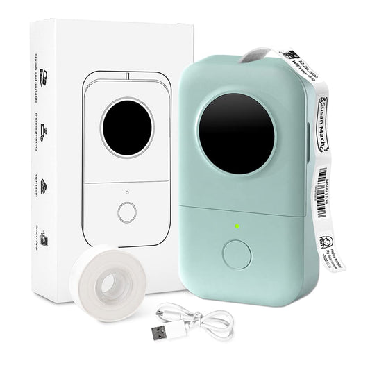 Phomemo D30 Etiket Yap?c?-1 Click Print Etiket Makinesi Termal Etiket Yaz?c? Ta??nabilir 6-15 mm ?nceden Kesilmi? ??kartma Yaz?c? iOS Android ile Uyumlu ?? Ev Ofis i?in, Ye?il