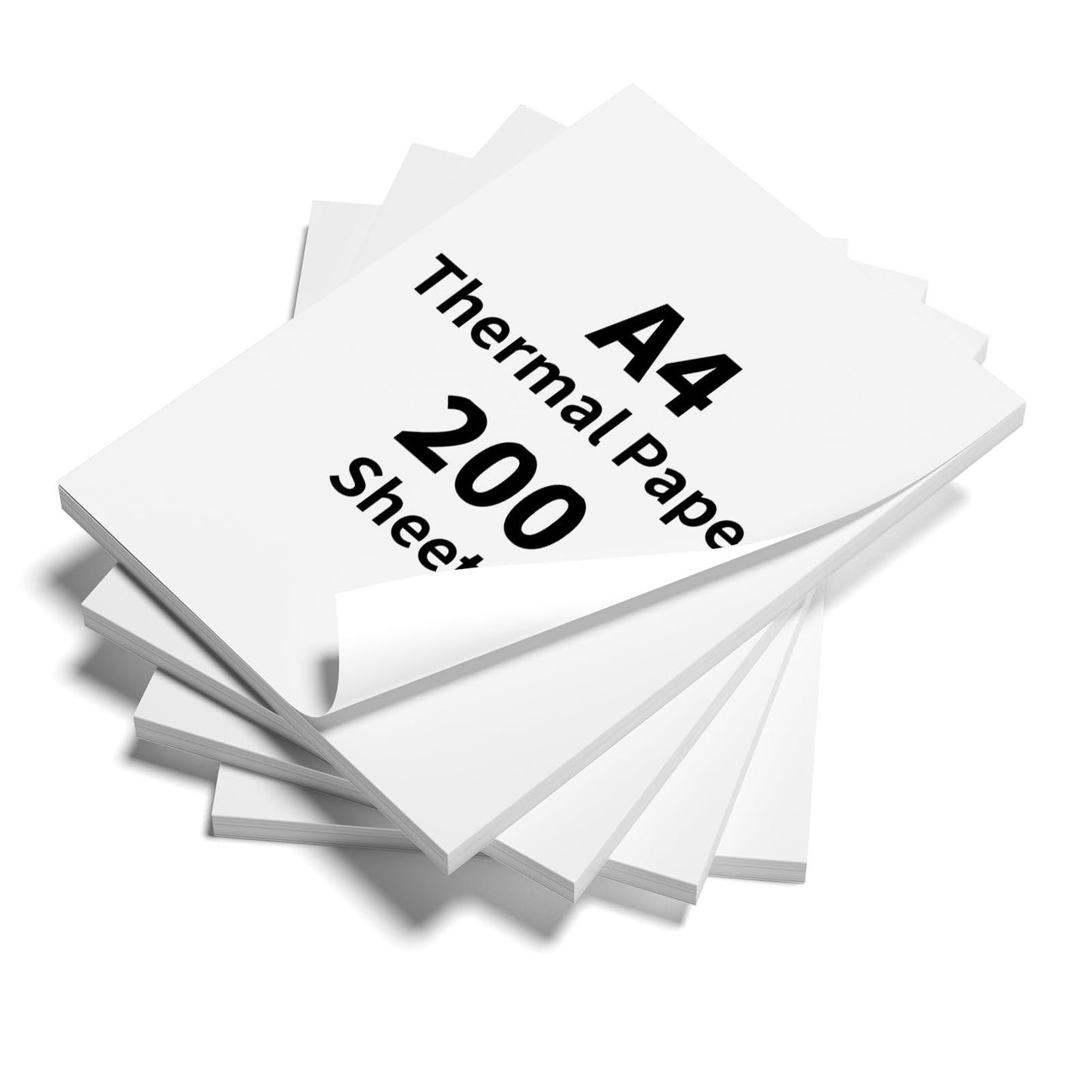 Phomemo Thermal Paper - White Quick-Dry Printer Paper, Multipurpose Thermal Paper Compatible for Phomemo M08F, M832, M833 Portable Thermal Printer and Brother PJ762 PJ763, 8.27''x11.69'', 200 Sheets