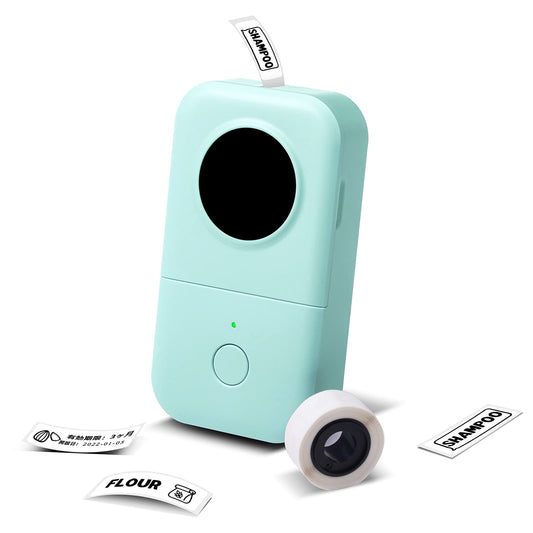 Label Makers-Phomemo D30 Labeler,Portable Bluetooth Label Machine,Replace Typewriter,Phone Support,Easy to Use,Office Home Organization Gift for Women Men,Cute School Supplies,USB Rechargeable-Green