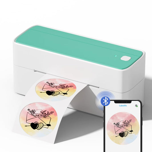 Phomemo Bluetooth Thermal Label Printer, 241BT 4X6 Shipping Label Printer for Shipping Packages, Wireless Label Printer for Small Business, Compatible with iPhone, Android, Amazon, eBay, Shopify, UPSP