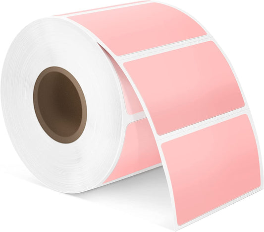 Phomemo 2,25 inch x 1,25 inch witte verzendlabels, zelfklevend, 1000 etiketten/rol, compatibel met MUNBYN, Phomemo, Polono labelprinter, BPA-vrije thermische etiketten voor barcode, adreslabels, 57 x 31 mm¡­