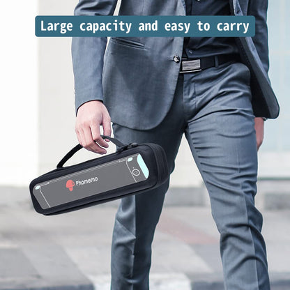 Phomemo Case, Compatible with Itari, COLORWING, Odaro, Omezizy M08F/P831/TP81 Letter & A4 Portable Printer, for HPRT MT800 Mobile Travel Printer Storage Holder Paper & USB Cable(Box Only)