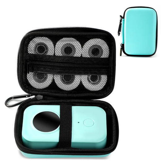 Phomemo D30 D35 Label Maker Case, Waterproof Storage Bag Compatible with NELKO P21/NIIMBOT D11/JADENS D110/SUPVAN E10 Label Printer, Fits for Mini Bluetooth Labels Sticker Machine, Box only