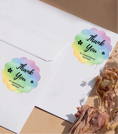 50 * 50 Round Labels Rainbow star pattern 500Pcs/Roll Phomemo 2'' rondes arc-en-ciel ¨¦tiquettes 500 feuilles/rouleau, compatibles avec les imprimantes d'¨¦tiquettes MUNBYN, Phomemo, Polono
