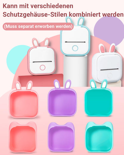 Phomemo T02 Printer, Mini Sticker Photo Printer for Mobile, Mobile Phone Thermal Printer for Smartphone, 203dpi Hands Stickers Printer, Stickers Bluetooth Printer for Organizer Teen
