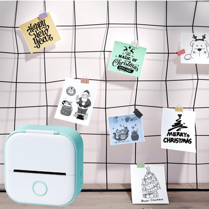 Phomemo T02 / M02X / M02L Transparant stickerpapier, 3 rollen zelfklevend thermisch printerpapier, 53 mm x 3,5 m, 10 jaar conservering, zwart op wit, voor Phomemo T02 / M02X / M02L zakprinter