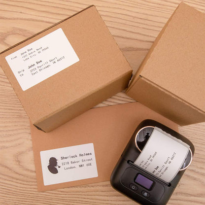 Phomemo 50x80mm Zelfklevende Direct Thermische Etiketten Printer Etiketpapier voor Phomemo M110 Label Maker