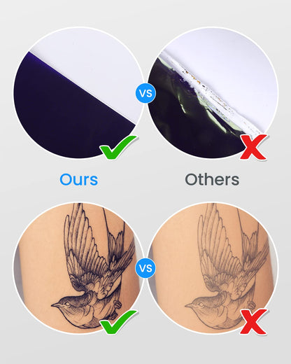 Phomemo Tattoo Transfer Paper - A4 Size Thermal Stencil Paper for Tattoo Transfer - DIY Tattoo Tracing Paper Compatible with M08F Printer & Tattoo Supplies, 150 Sheets