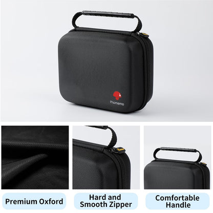 Phomemo Sac d'imprimante, sac portable pour imprimante d'¨¦tiquettes M221/M220/M110/M120/M200/M04S/M04AS r¨¦sistant aux chocs, ¨¦tanche, sac de support pour imprimante d'¨¦tiquettes avec ruban, avec poche