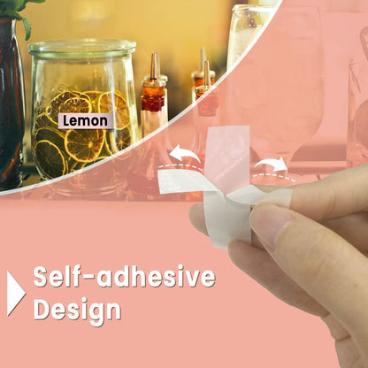 Phomemo D30 Continue labeltape, roze labels, thermische etiketten voor keuken, bestanden, adres, cadeau enz., 3 rollen