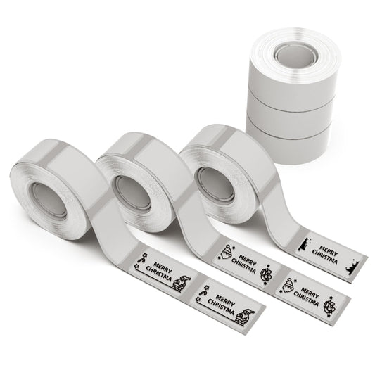 Lote de 3 rollos de etiqueta transparente Phomemo D30, etiqueta térmica autoadhesiva, 14 x 30 mm, compatible con la impresora de etiquetas Phomemo D30, 210/rollo, 3 rollos. (etiqueta