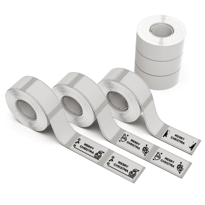 Lot de 3 rouleaux d'¨¦tiquette transparente Phomemo D30, ¨¦tiquette thermique autocollante, 14 x 30 mm, compatible avec l'imprimante d'¨¦tiquettes Phomemo D30, 210/rouleau, 3 rouleaux. (¨¦tiquette