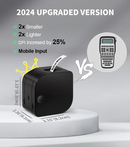 Phomemo P12 Etikettendrucker, Mini Beschriftungsger?t Bluetooth, Etikettierger?t Selbstklebend Kompatibel with iOS & Android Phone, Thermotransfer-Labeldrucker f¨¹r Zuhause, B¨¹ro
