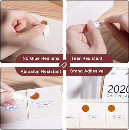 Phomemo D30 9 Roll Adhesive Nebula/Galaxy Series Pattern Paper 1/2'' X 1 1/2'' (12mm X 40mm) 160 Labels/Roll, for Home Office School Organization,Gift for Decoration